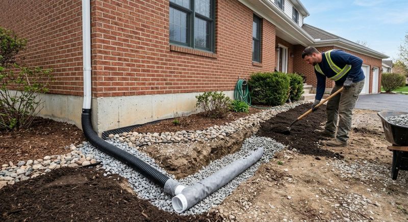 French Drain Clearing in Birmingham, AL