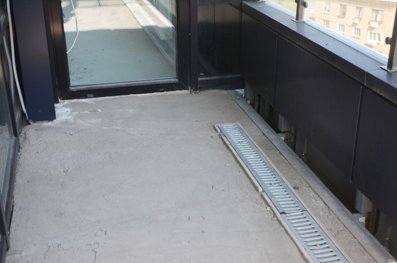 Veranda Drain Installation