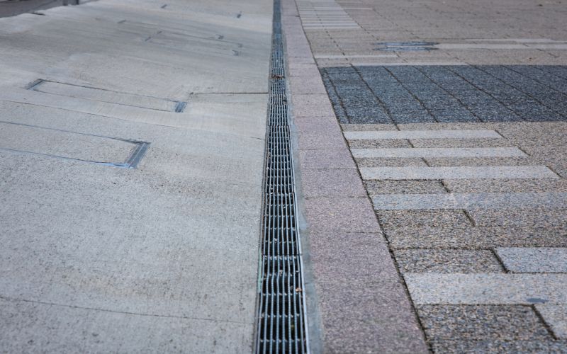 Veranda Drain System in Action